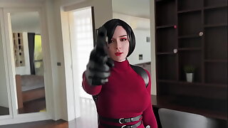 Ada Wong from Resident Evil Couldn'T Thumb one's nose at The Temptation To Suck, Eternal Fuck & Swallow Cum - Cosplay POV