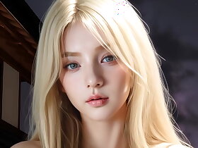 18岁娇小健美金发女郎整晚骑着你 POV - 女友模拟器动画 POV - 未经审查的超现实无尽 Joi，带自动声音，AI [完整视频]