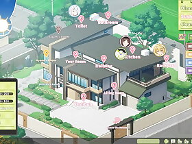 夏日三叶草 [ 后宫变态游戏 ] 第 25 集在图书馆的尼龙丝袜足交！