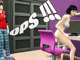 日本继子发现继母在电脑前自慰，便勒索她与她发生性关系，否则就告诉所有人