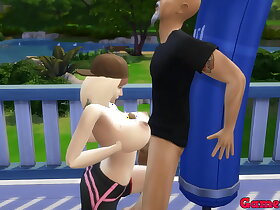 Ecchi Anime 第 12 章 龟仙人训练所有女孩，并最终以他喜欢的方式与他的一名学生进行肛交